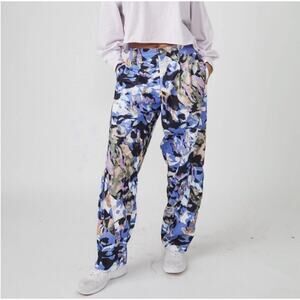 Free People FP Movement Camo Cargo Pants, Violet Splendor, M